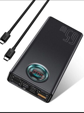 Baseus Portable Charger 30,000mAh Power Bank 65W Battery Pack
